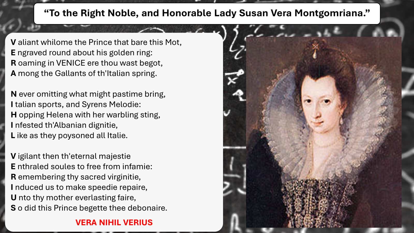 Vera Nihil Verius